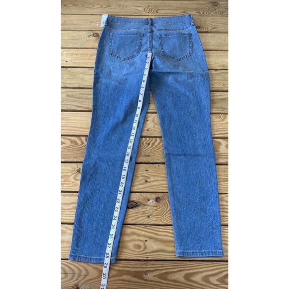 NWT Old Navy Super Skinny Jeans Size 4 Women’s Blue - Picture 7 of 9
